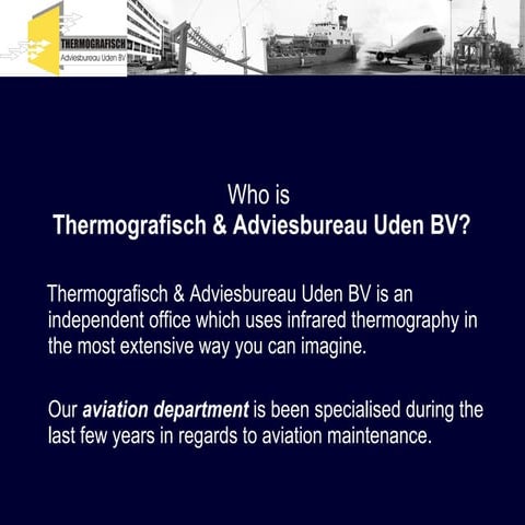 Thermographic Inspection Presentation Aviation Department
