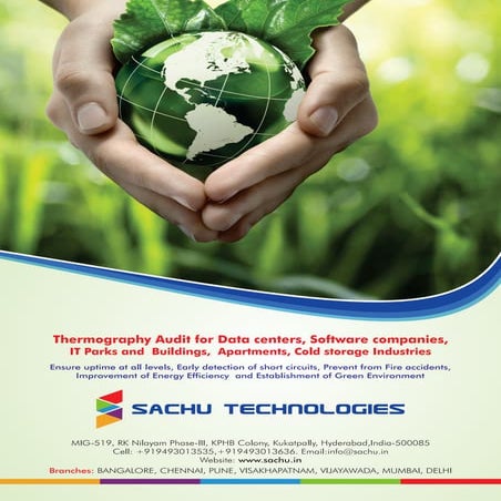 Thermography inspection survey for  data centers software companies-it parks-,shopping malls-buildings-appartments-cold storage industries