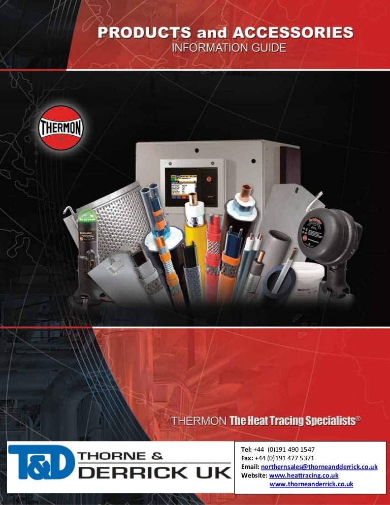 Thermon Heat Tracing Cables Brochure