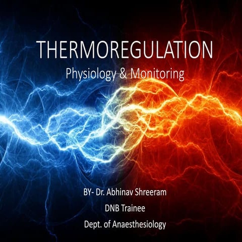 Perioperative Thermoregulation 