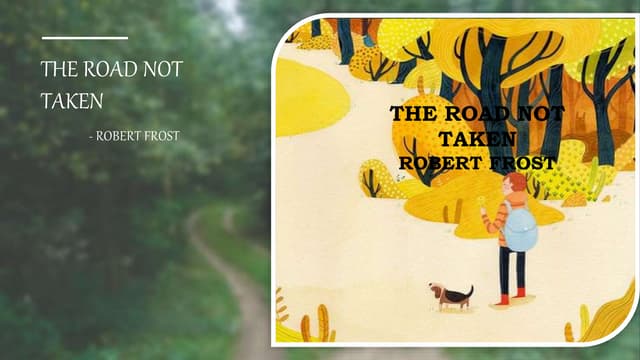 THE ROAD NOT TAKEN.pptx