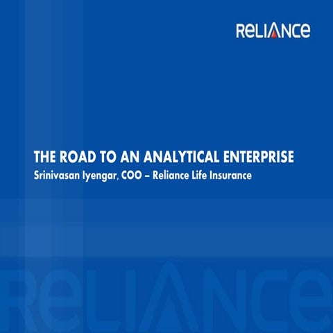 The Road to an Analytical Enterprise