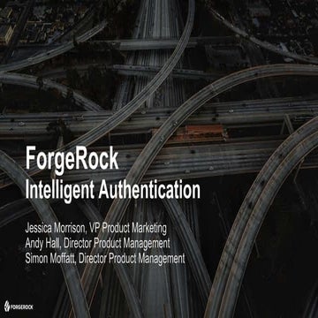The Road to Intelligent Authentication Journeys