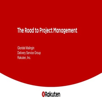 The Road to Project Management 