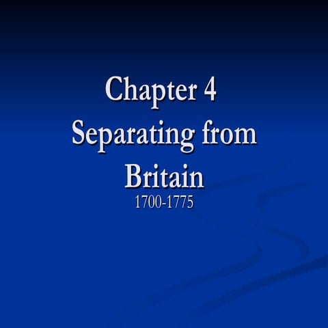 The road to revolution