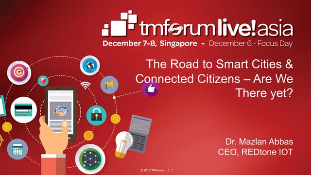 The Road to Smart Cities and Connected citizens – Are we there yet - Barriers...