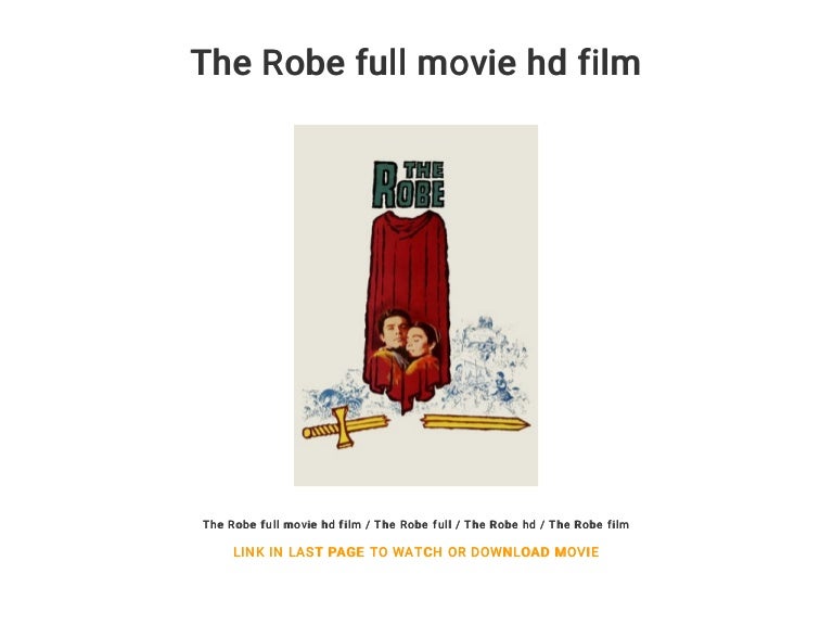 The Robe full movie hd film