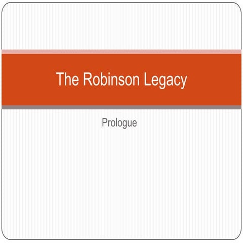 The robinson legacy p.