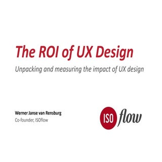 The ROI of UX Design