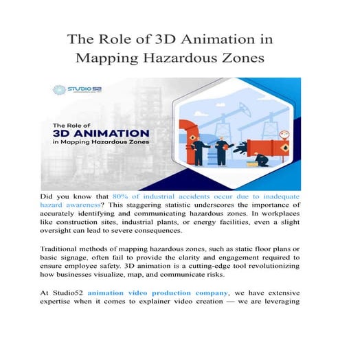 Build 3D Animated Safety Induction - Tech EHS | PDF