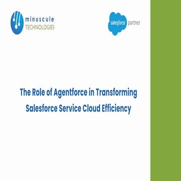 The Role of Agentforce in Transforming Salesforce Service Cloud ...