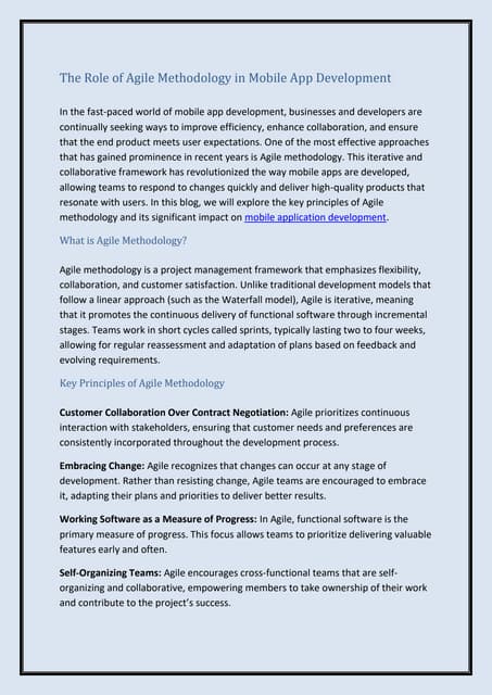 Mastering Mobile App Development: A Comprehensive Guide | PDF