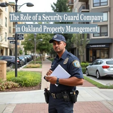 The Role of a Security Guard Company in Oakland Property Management | PPTX