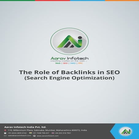 The Role of Backlinks in SEO