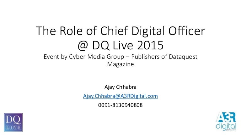 The Role Of Chief Digital Officer
