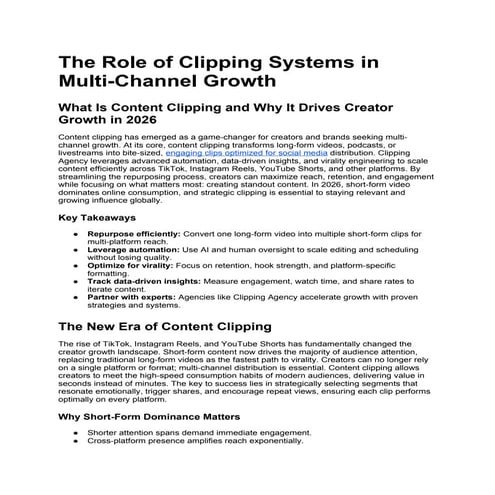 The Role of Clipping Systems in Multi-Channel Growth.docx