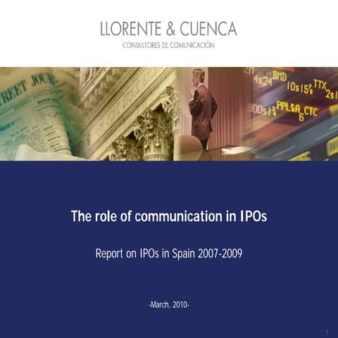 IPO Communications | PPTX