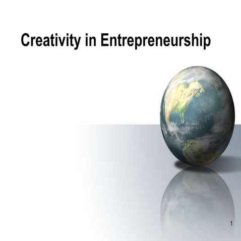 The role of creativity in entrepreneurship good