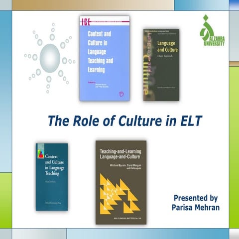 The Role of Culture in ELT