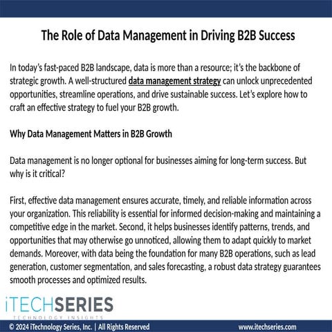 The Role of Data Management in Driving B2B Success.pptx