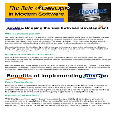 The Role of DevOps in Modern Software Development.pdf