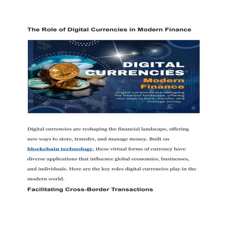 Ibrahim Mardam-Bey – How Digital Currencies Are Transforming Modern Finance