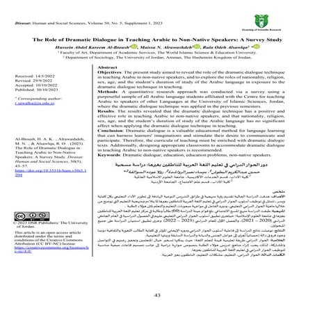 The Role of Dramatic Dialogue in Teaching Arabic to Non-Native Speakers.pdf