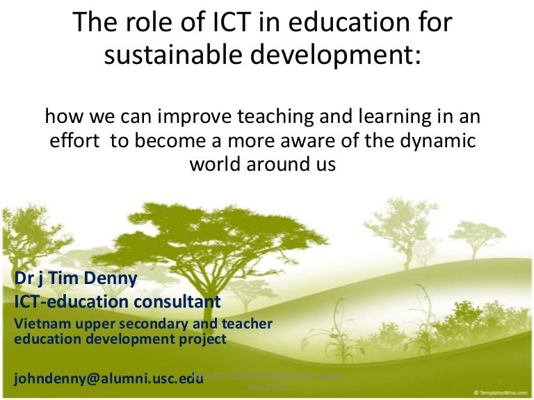 The Role Of Independent Educational >> The Role Of Ict In Education For Sustainable V2 The Role Of Independent Educational >> The Role Of Ict In Education For Sustainable V2
