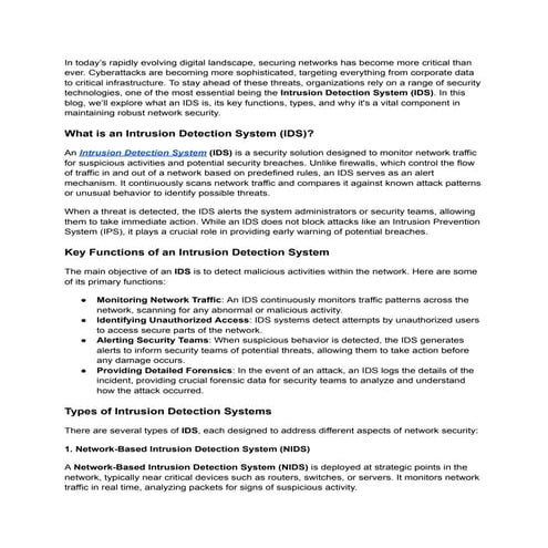The Role of Intrusion Detection Systems in Network Security.pdf
