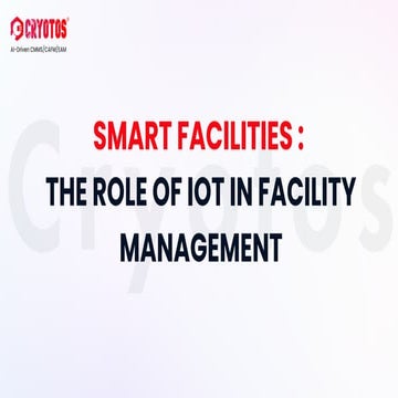 The Role of IOT in Modern Maintenance Management | PDF
