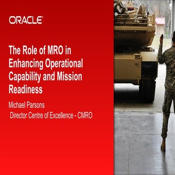 The role of mro in enhancing operational capability and mission readiness