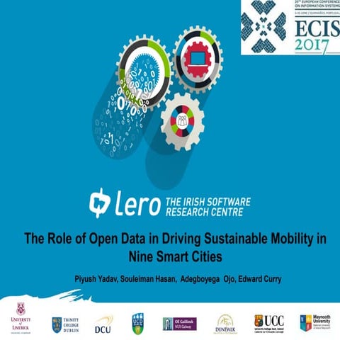 The role of open data in driving sustainable mobility in nine smart cities