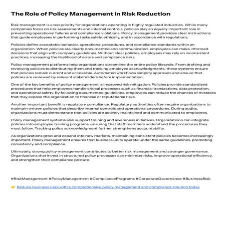 The Role of Policy Management in Risk Reduction.pdf