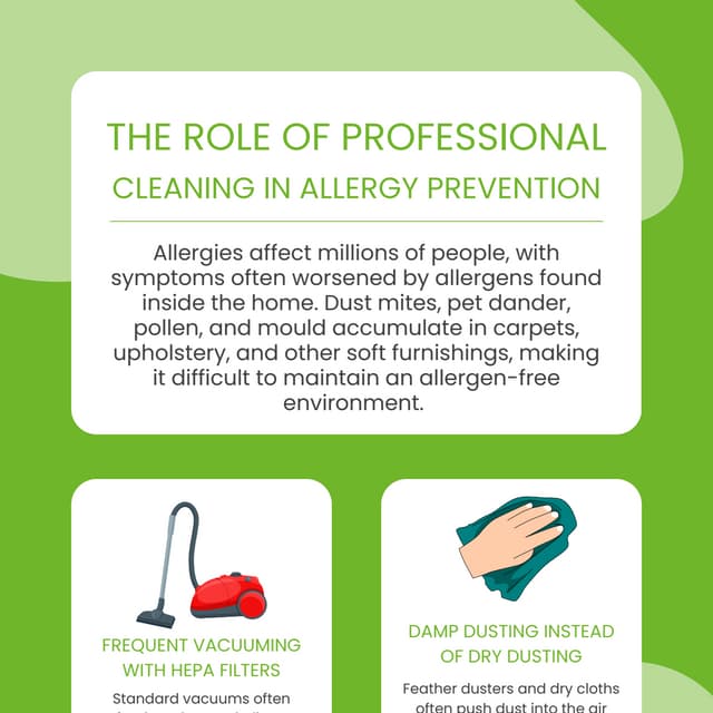 The Role of Professional Cleaning in Allergy Prevention