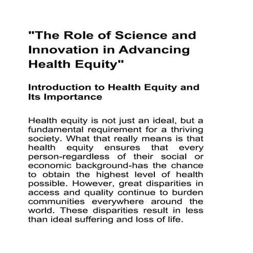 _The Role of Science and Innovation in Advancing Health Equity_(1.).pdf