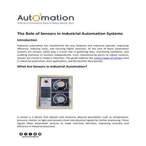 The Role of Sensors in Industrial Automation Systems.pdf