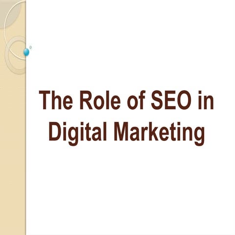 "SEO: The Backbone of Digital Marketing Success"