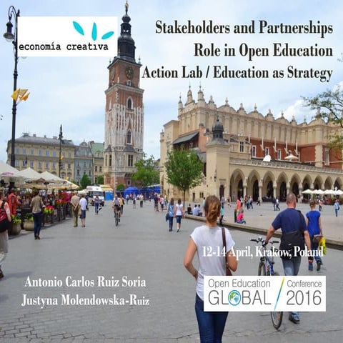 The Role of Stakeholders and Parterships in Open Education by Economia Creati...