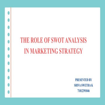 THE ROLE OF SWOT ANALYSIS IN MARKETING STRATEGY.pptx