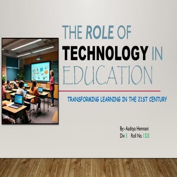 The Role of Technology in Education.pptx