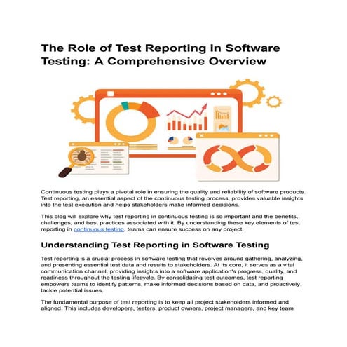 The Role of Test Reporting in Software Testing A Comprehensive Overview.pdf