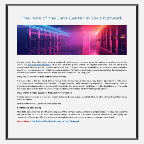 The Role of the Data Center in Your Network.pdf