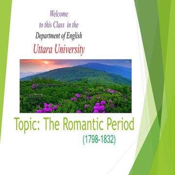 The Romantic Era
