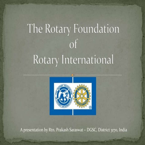 ROTARY PPT | PPTX
