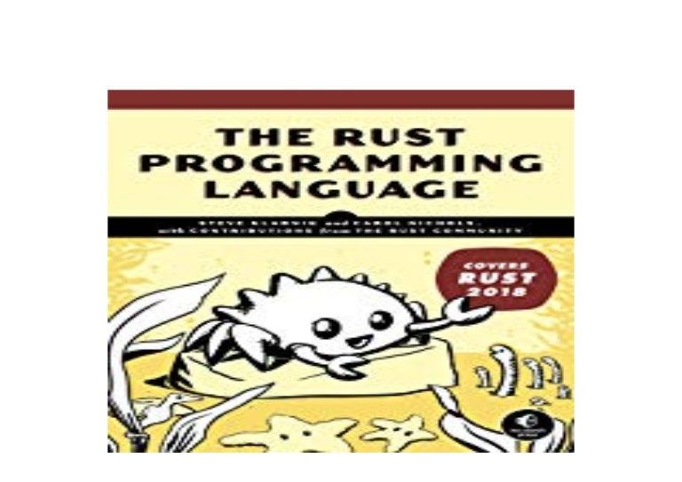 ~[PDF_NO_COST]~ LIBRARY The Rust Programming Language Covers Rust 201…
