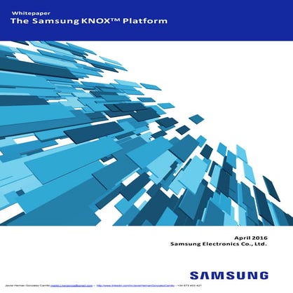 The samsung knox platform 0