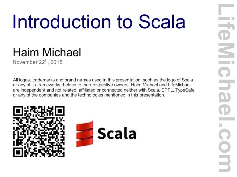 The scala programming language