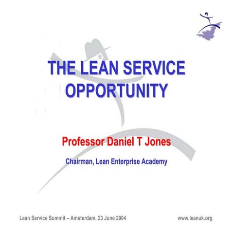 The Scale of the Lean Service Opportunity