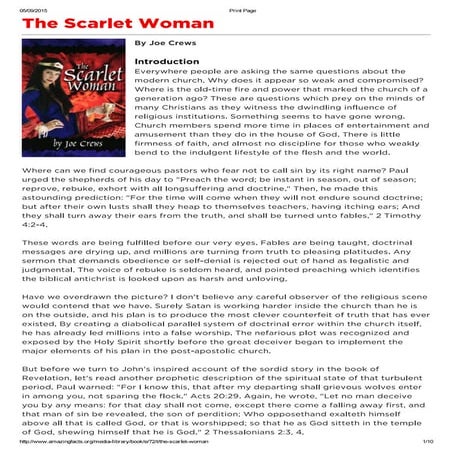 The scarlet woman