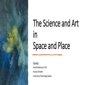 The Science and Art in Space and Place.pptx